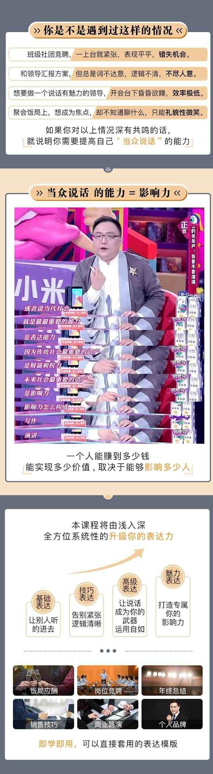 纯干货30天搞定当众说话口才技巧【575MB/MP4】