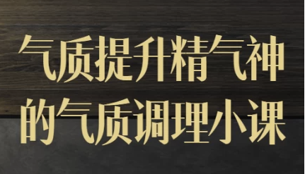 气质提升精气神的气质调理小课 【1.7GB】